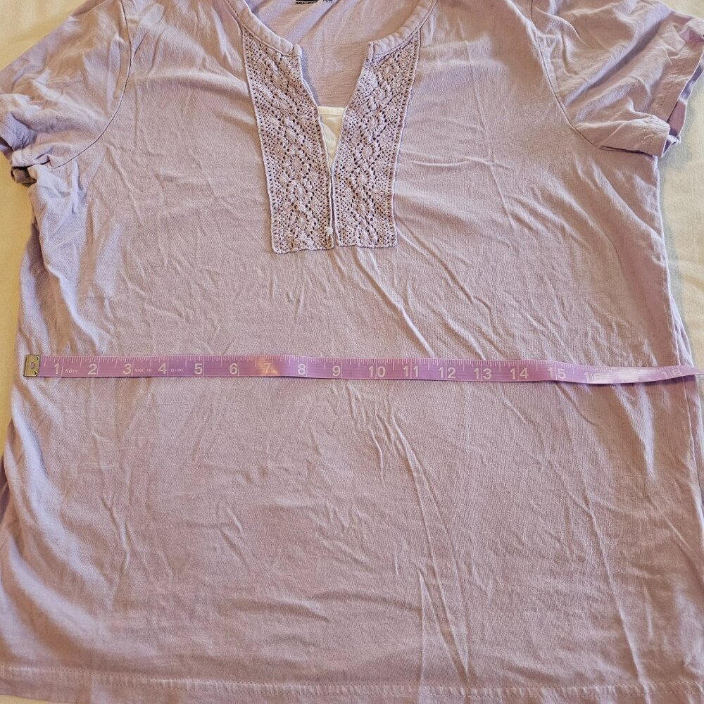 Basic Editions Top Purple - Picture 3 of 6